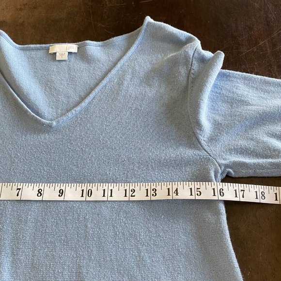 J. Jill V Neck Lightweight Tunic Sweater Women's Size S - Picture 6 of 11